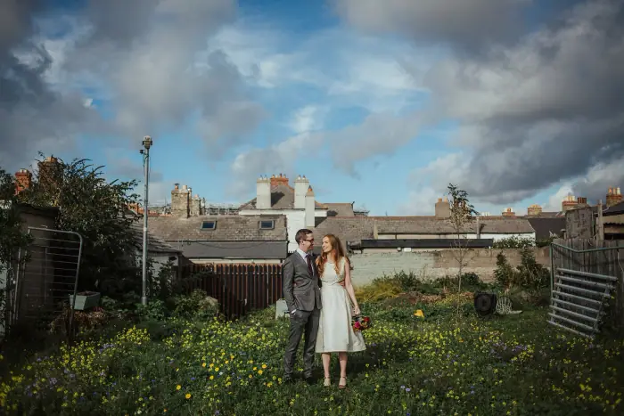Christine & Cody, Dublin Registry Office — photograph 1
