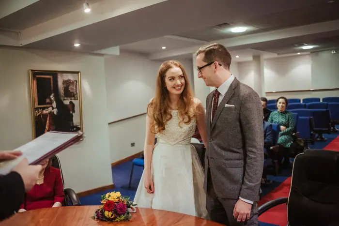Christine & Cody, Dublin Registry Office — photograph 37