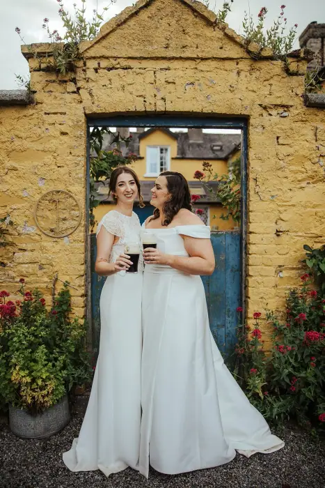 Julie & Linda’s colourful Martinstown House wedding