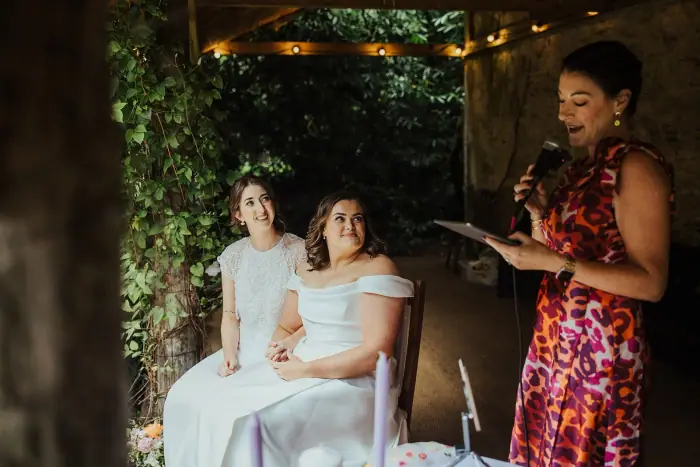 Julie & Linda’s colourful Martinstown House wedding — photograph 22