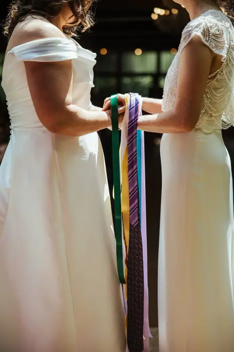 Julie & Linda’s colourful Martinstown House wedding — photograph 26