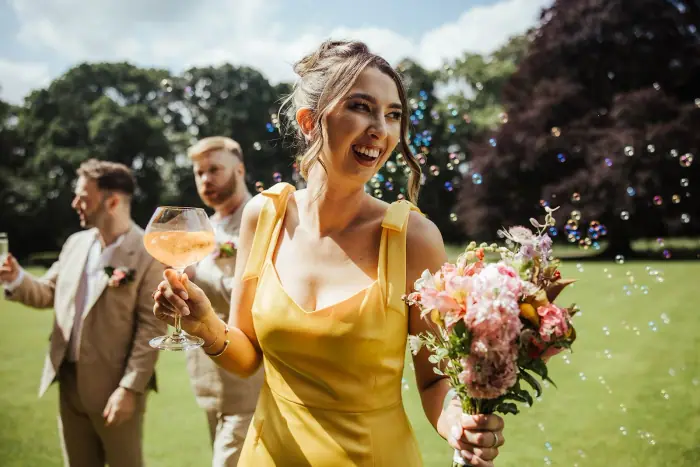 Julie & Linda’s colourful Martinstown House wedding — photograph 33
