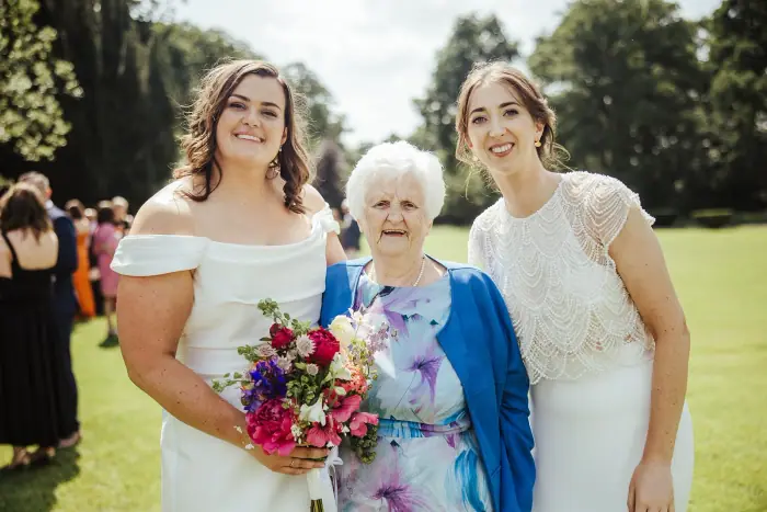Julie & Linda’s colourful Martinstown House wedding — photograph 34
