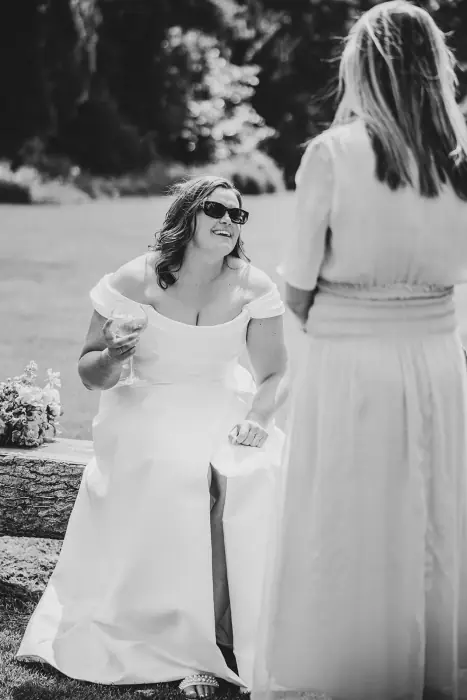 Julie & Linda’s colourful Martinstown House wedding — photograph 35