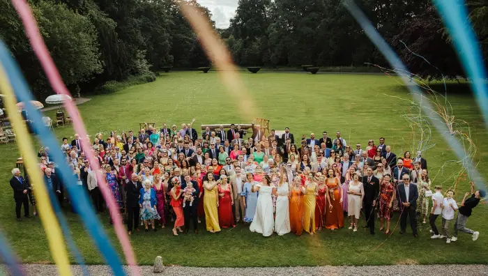 Julie & Linda’s colourful Martinstown House wedding — photograph 42