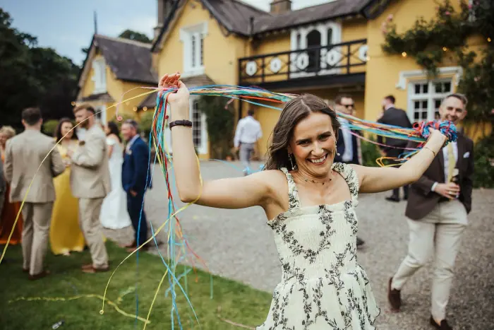Julie & Linda’s colourful Martinstown House wedding — photograph 43