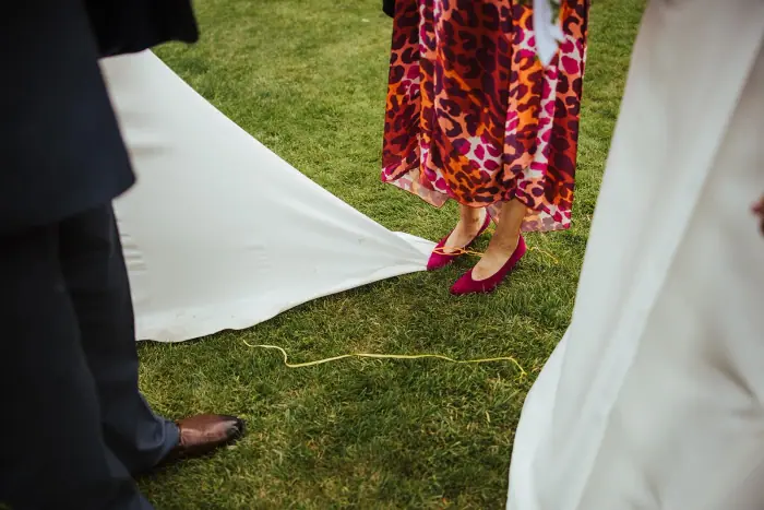 Julie & Linda’s colourful Martinstown House wedding — photograph 45