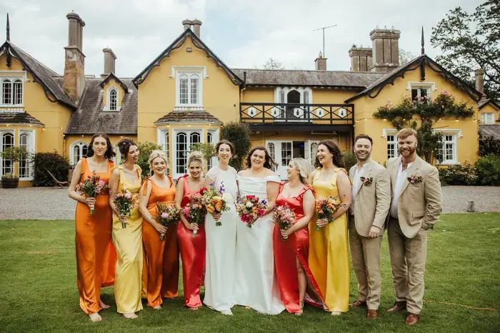 Julie & Linda’s colourful Martinstown House wedding — photograph 46