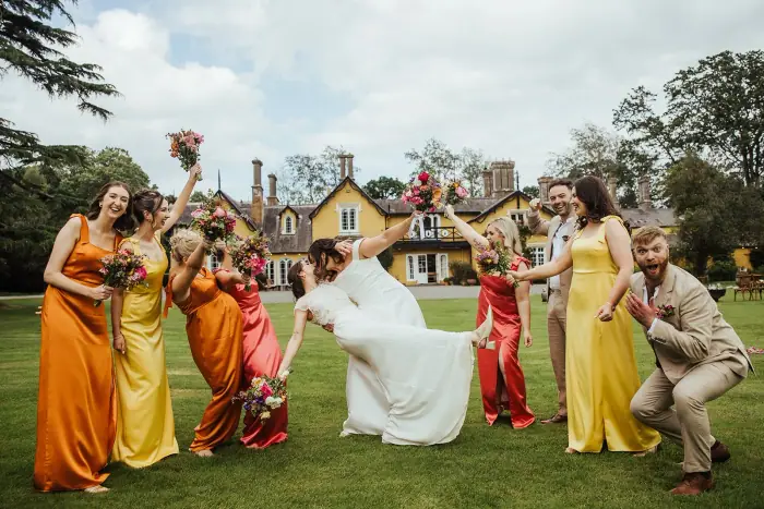 Julie & Linda’s colourful Martinstown House wedding — photograph 47