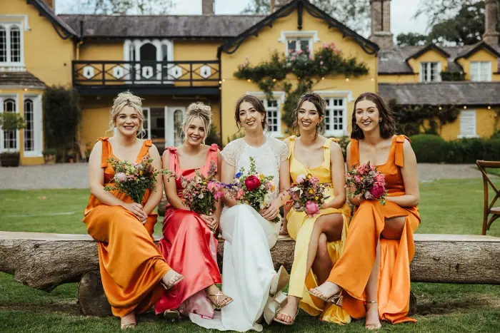 Julie & Linda’s colourful Martinstown House wedding — photograph 48