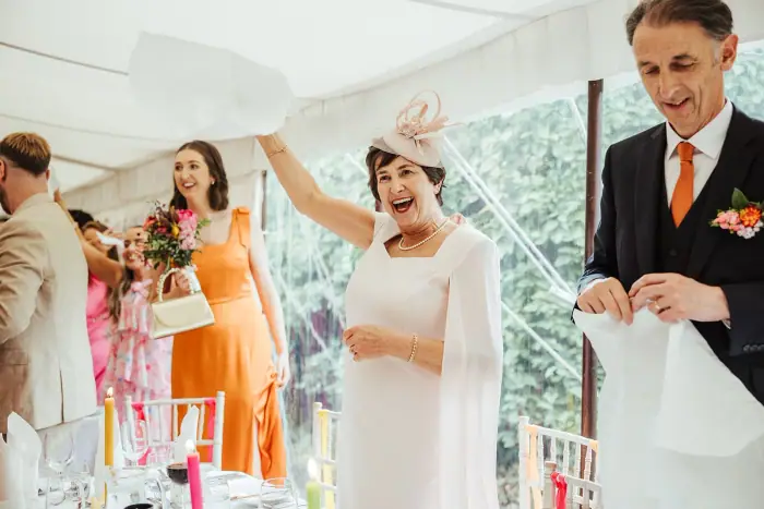 Julie & Linda’s colourful Martinstown House wedding — photograph 55