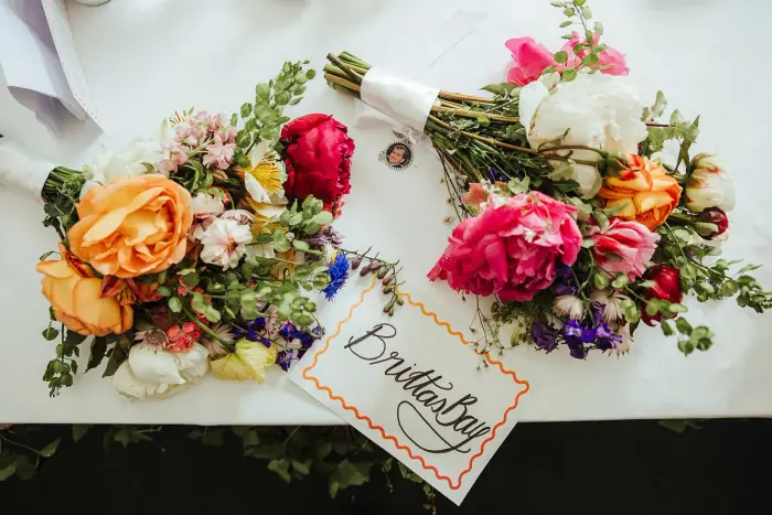Julie & Linda’s colourful Martinstown House wedding — photograph 58