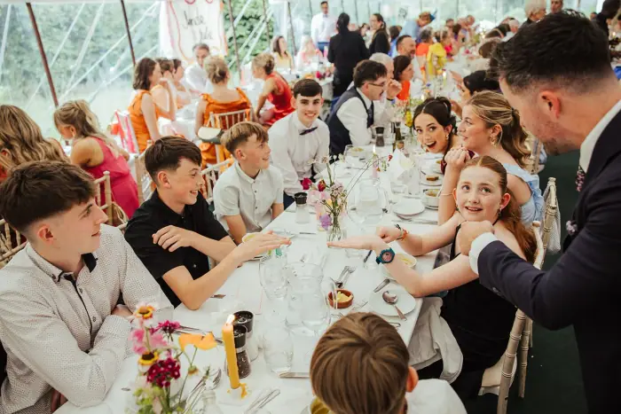 Julie & Linda’s colourful Martinstown House wedding — photograph 61