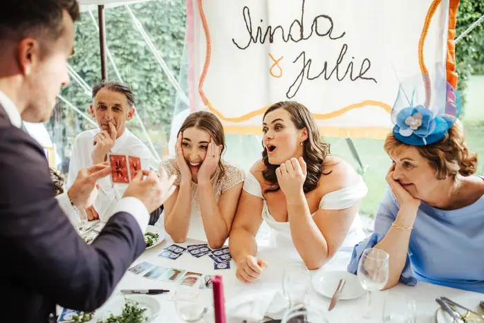 Julie & Linda’s colourful Martinstown House wedding — photograph 66
