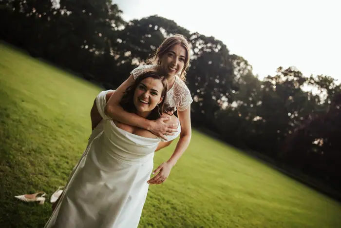 Julie & Linda’s colourful Martinstown House wedding — photograph 69