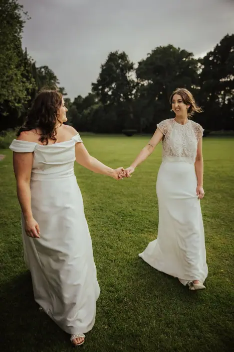 Julie & Linda’s colourful Martinstown House wedding — photograph 71