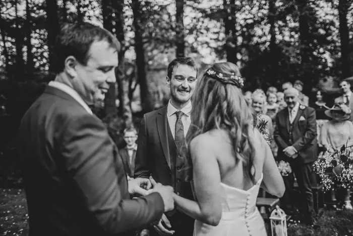 Mariosa & Stephen’s outdoor ceremony in Wicklow — photograph 12