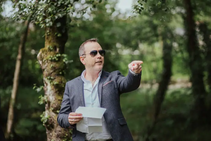 Mariosa & Stephen’s outdoor ceremony in Wicklow — photograph 37