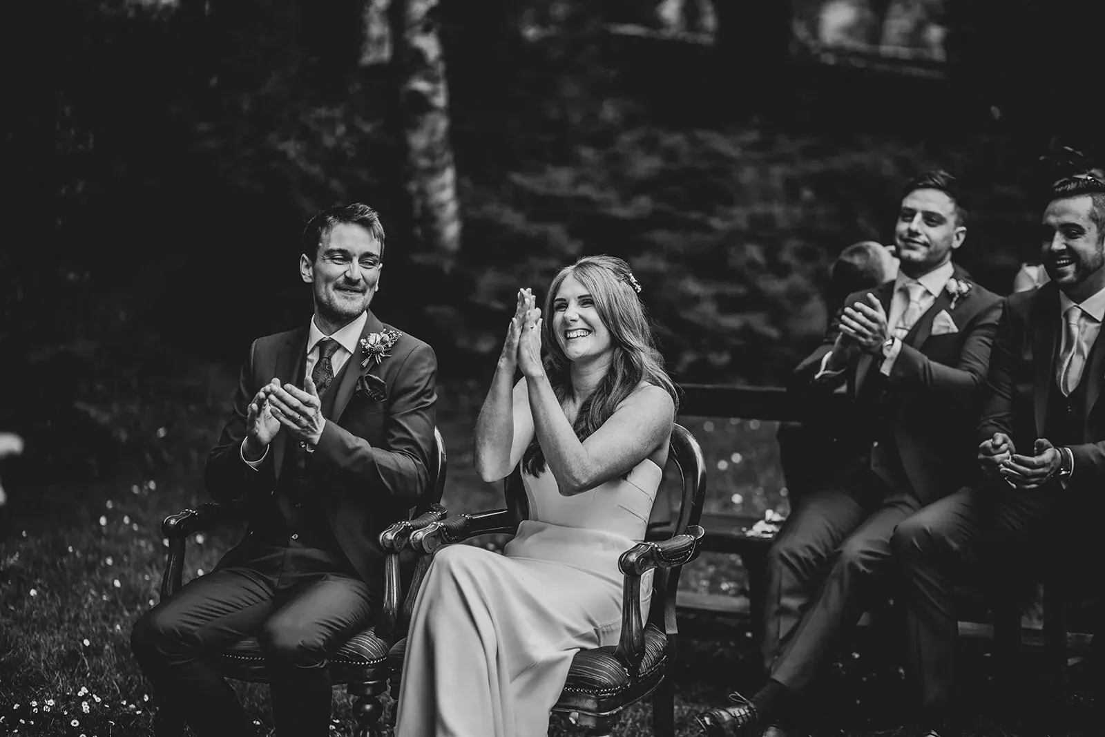 Mariosa & Stephen’s outdoor ceremony in Wicklow — opening photograph