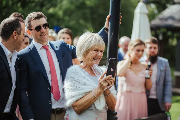 Mariosa & Stephen’s outdoor ceremony in Wicklow — photograph 89